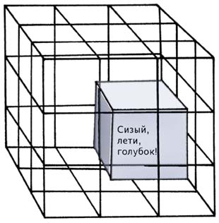 Rimma Gerlovina cube with the dove
