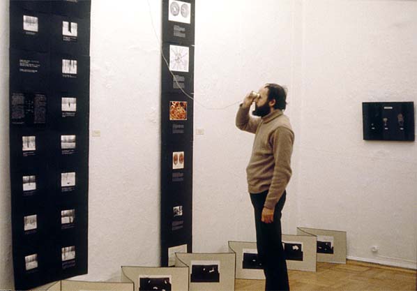 Gerlovina, Gerlovin exhibition at Nachst St. Stephan gallery, Vienna 1979