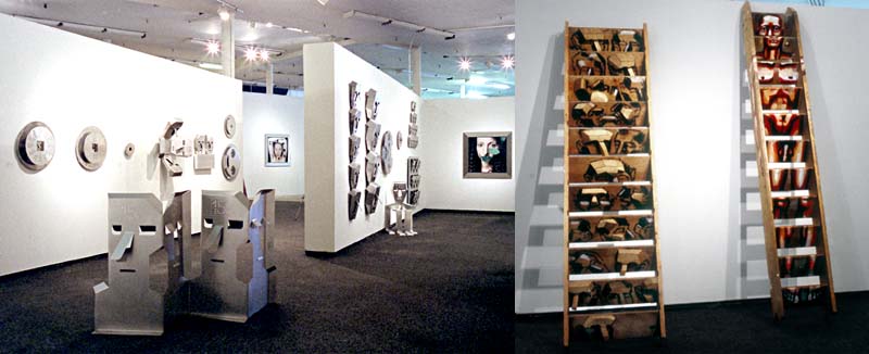 Valeriy Gerlovin installation view from the retrospective exhibition at the Fine Arts Museum of Long Island, 1991