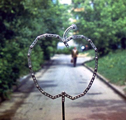 Valeriy Gerlovin "Apple" 1975, errector set, conceptual object