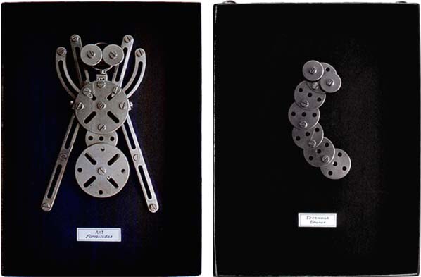 Valeriy Gerlovin "Ant" and "Caterpillar" 1976 conceptual objects 