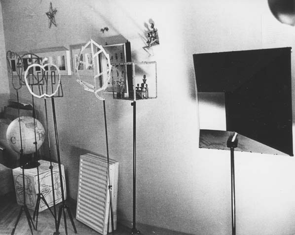 Valeriy Gerlovin view of artist's studio 1976