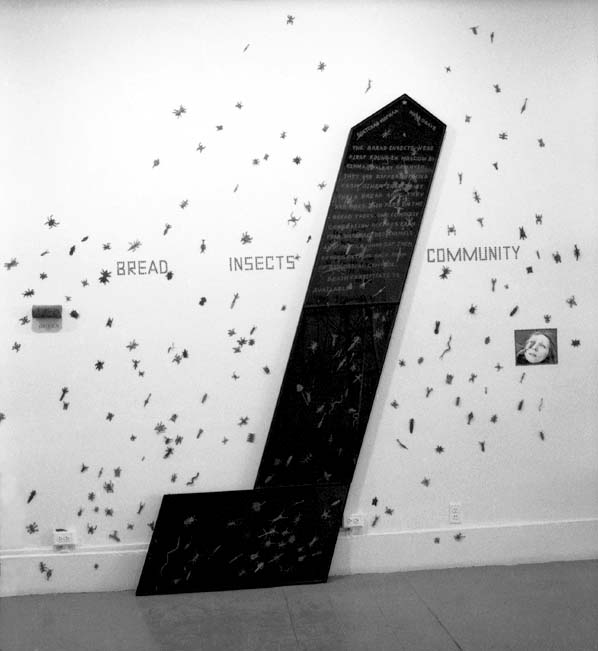 Valeriy Gerlovin "Bread Insects Community" 1982, Artists Space, NY, installation