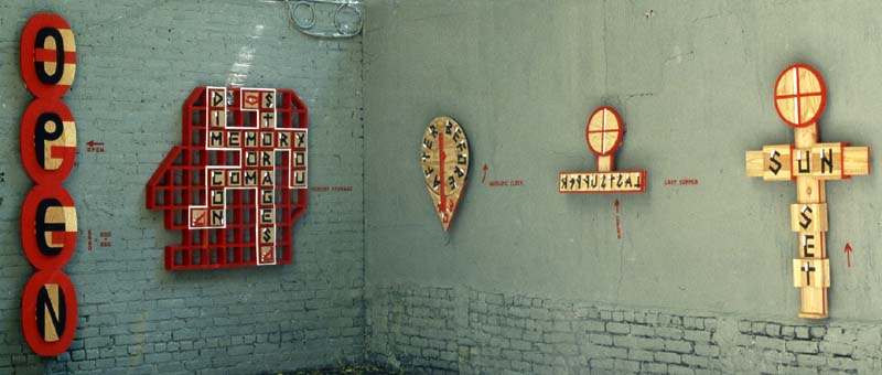 Rimma Gerlovina "Shifting Objects"  at Zeus-Trabia Gallery, NY, 1987